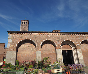 Image showing Sant Ambrogio church in Milan