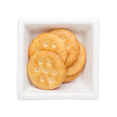 Image showing Round cracker