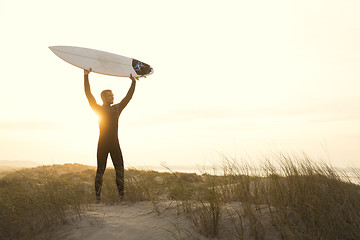 Image showing Searching for the swell