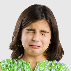 Image showing Girl crying