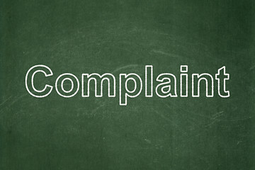 Image showing Law concept: Complaint on chalkboard background
