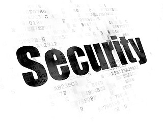 Image showing Safety concept: Security on Digital background