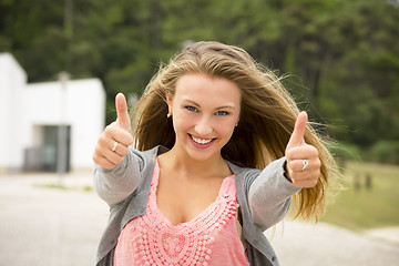 Image showing Happy teen girl 