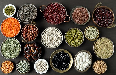 Image showing Beans lentils and peas.