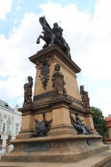 Image showing statue of George of Podiebrad