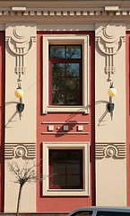 Image showing vintage building in modernist style