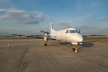 Image showing Small Aircraft Parked