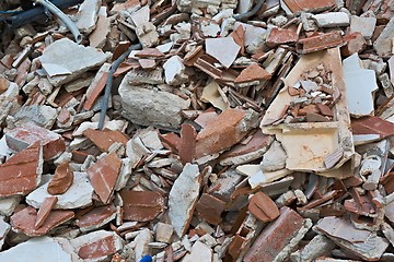 Image showing Debris pile closeup