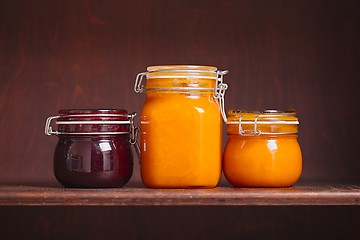 Image showing Jars of Jam