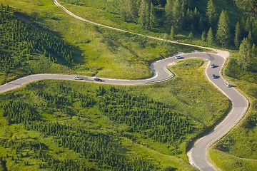 Image showing Alpine Road Pass