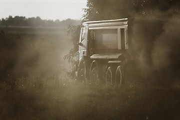 Image showing Road construction truck