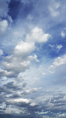 Image showing dramatic sky background