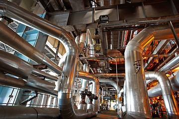 Image showing toned interior industrial background