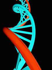 Image showing DNA structure model