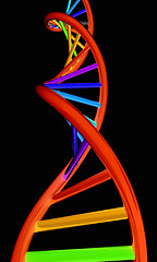 Image showing DNA structure model