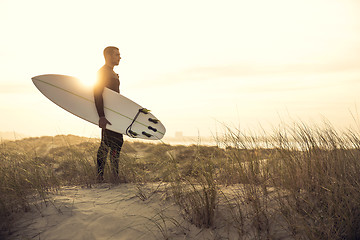 Image showing Searching for the swell