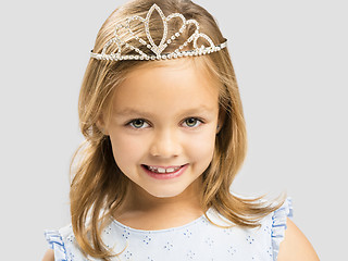 Image showing Cute little princess