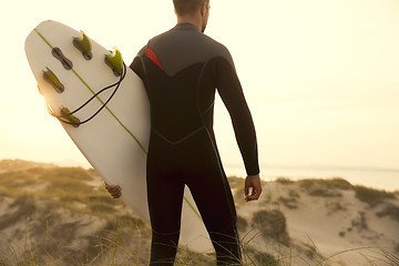 Image showing Searching for the swell