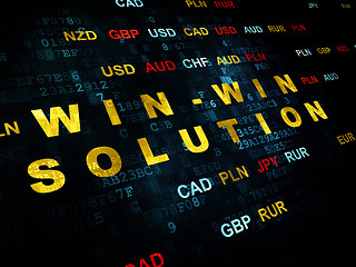 Image showing Business concept: Win-win Solution on Digital background