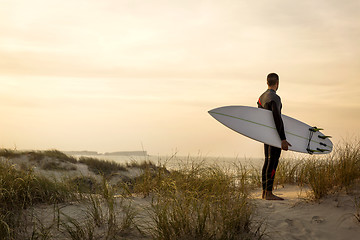 Image showing Searching for the swell