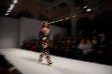 Image showing Fashion runway out of focus. 