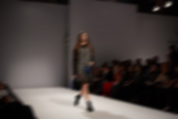 Image showing Fashion runway out of focus. 