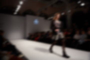 Image showing Fashion runway out of focus. 