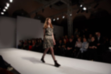 Image showing Fashion runway out of focus. 