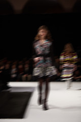 Image showing Fashion runway out of focus. 