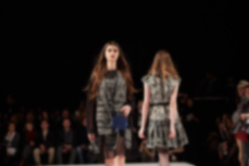 Image showing Fashion runway out of focus. 