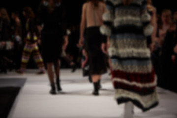 Image showing Fashion runway out of focus. 