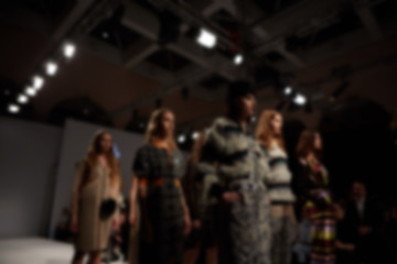 Image showing Fashion runway out of focus. 