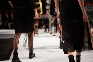 Image showing Fashion runway out of focus. 