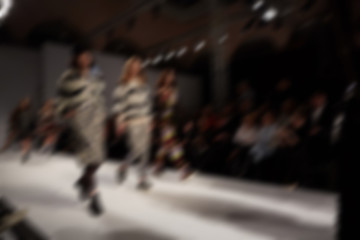 Image showing Fashion runway out of focus. 