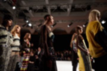 Image showing Fashion runway out of focus. 