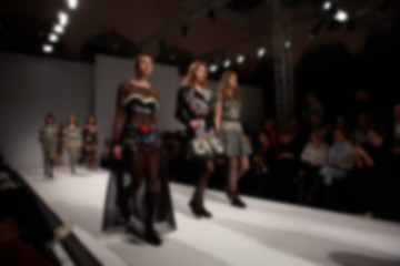 Image showing Fashion runway out of focus. 