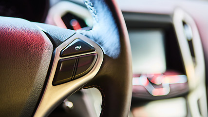 Image showing Interior view of car