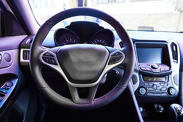 Image showing Interior view of car