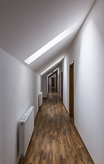 Image showing Corridor in a Hotel