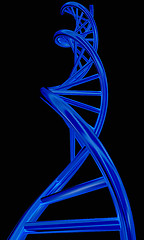 Image showing DNA structure model