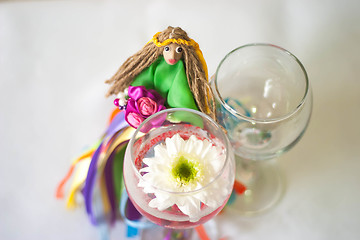 Image showing hand made doll of summer