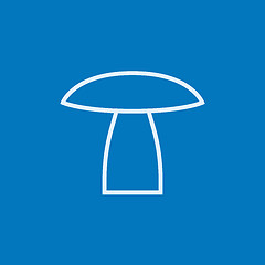 Image showing Mushroom line icon.