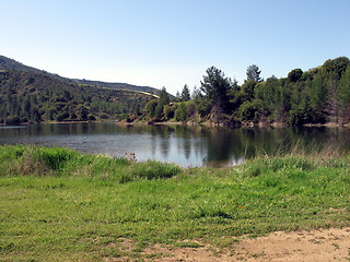 Image showing At the lake. Cyprus