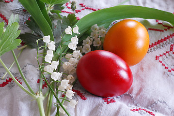 Image showing Colorful Easter eggs