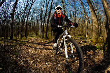 Image showing Cyclist Riding the Bike