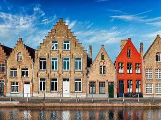 Image showing Bruges town view, Belgium