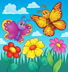 Image showing Happy butterflies theme image 7