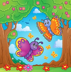 Image showing Happy butterflies theme image 8