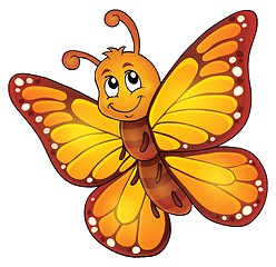Image showing Happy butterfly topic image 1
