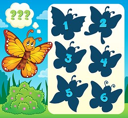 Image showing Butterfly riddle theme image 4